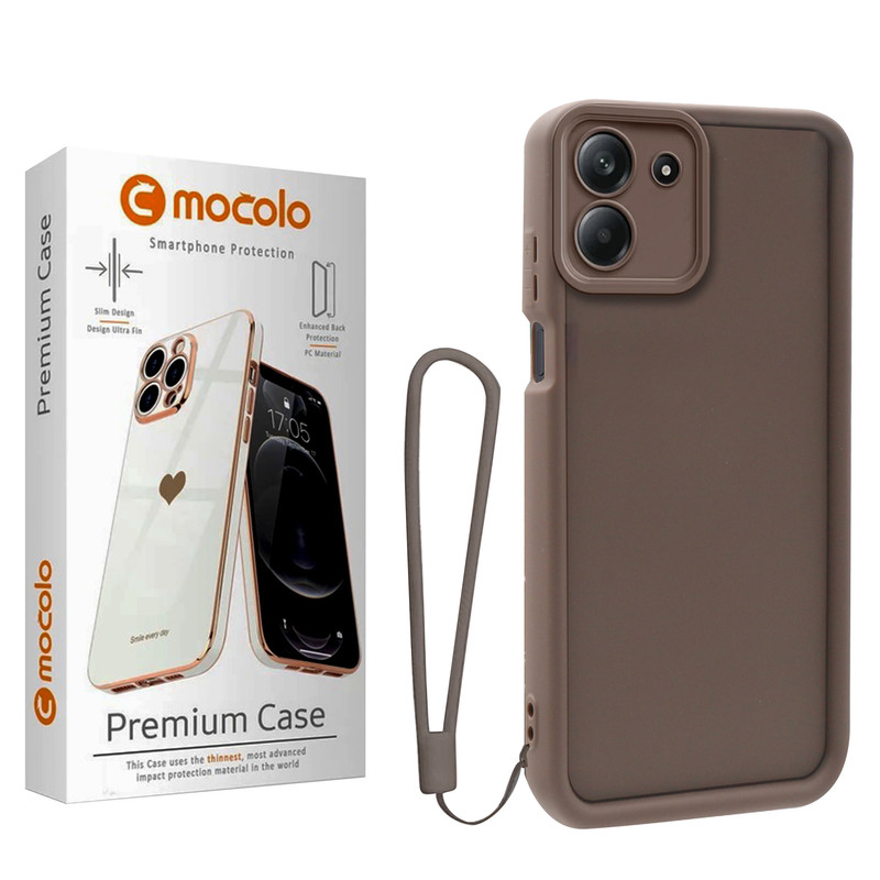 کاور موکولو مدل Silicone Puffer Strap مناسب برای گوشی موبایل شیائومی Poco M7 Pro 5G به همراه بند آویز