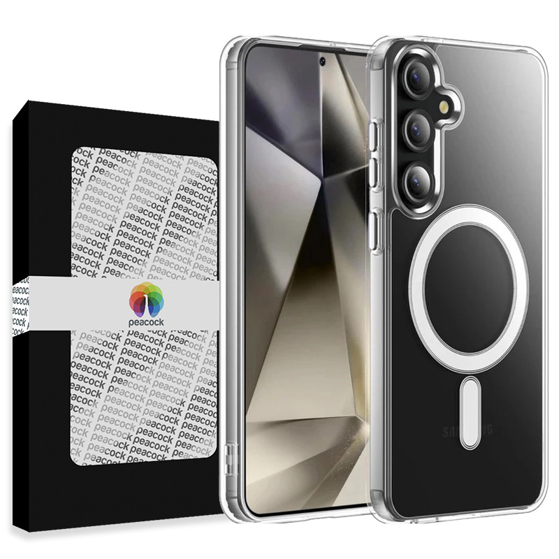 کاور پیکوک مدل clear magsafe مناسب برای گوشی موبایل سامسونگ Galaxy S25 Fe