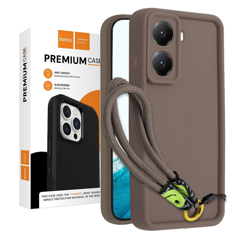 کاور هوکو مدل PufferSilicon مناسب برای گوشی موبایل شیائومی Poco X7 Pro به همراه بند آویز