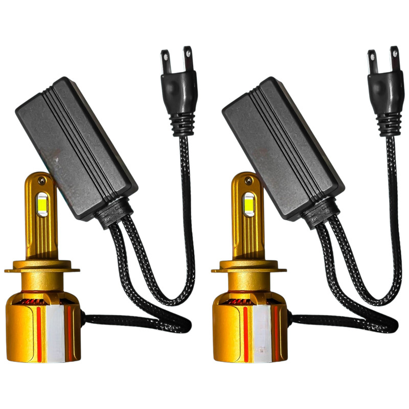 لامپ هدلایت نور پایین چراغ جلو تک حالته بست یدک مدل یخی کد X19 پایه H7 مناسب برای سمند بسته 2 عددی