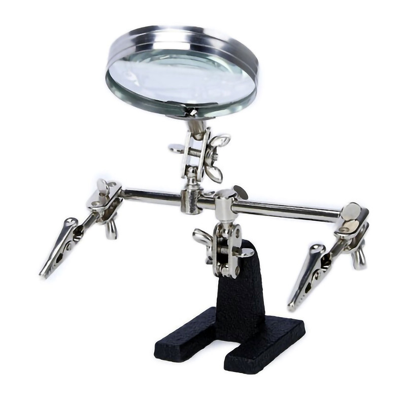 گیره مونتاژ مدل TE-805 به همراه ذره بین