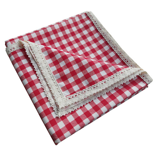 سفره 4 نفره نساجی دُر هنر یزد مدل توپی cotton-ghm سایز 90×90 سانتی متر