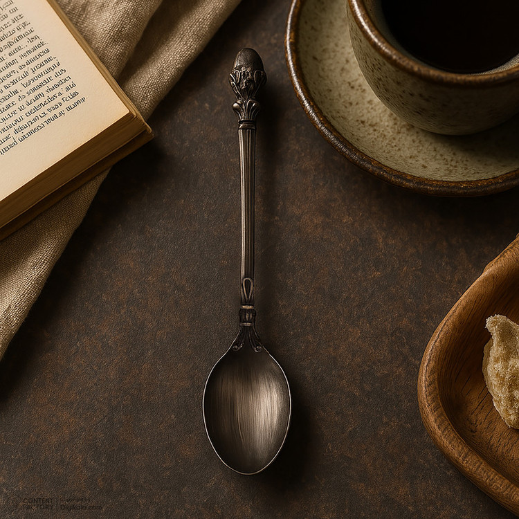 قاشق چای خوری مدل 001 بسته 6 عددی
