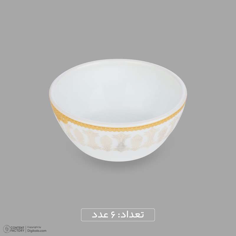 سرویس غذاخوری اوپال 26 پارچه 6 نفره دینو مدل گرد کلاسیک ورژن 3 دلینا
