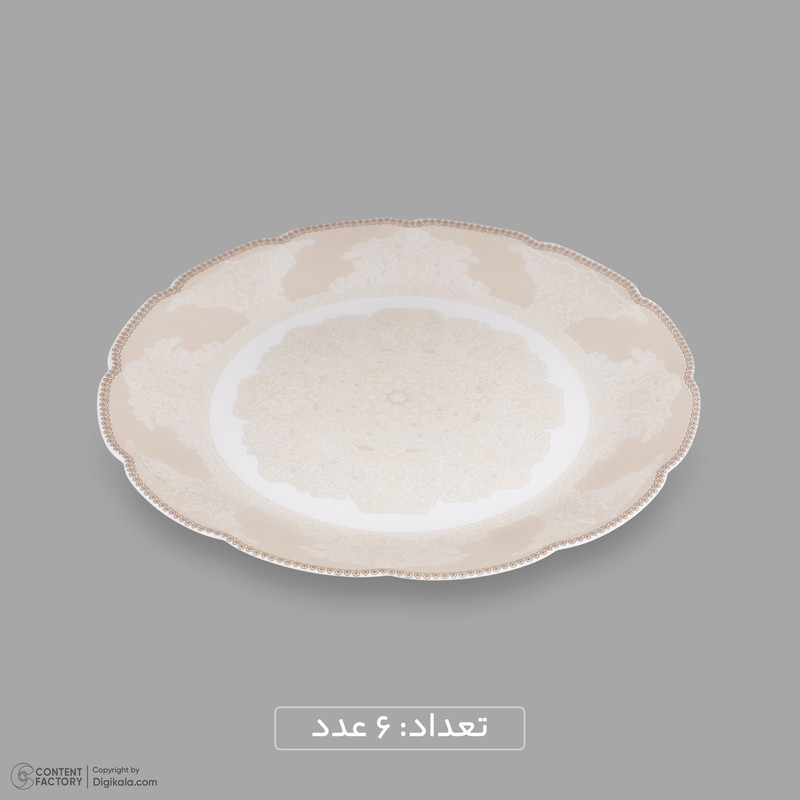 سرویس غذاخوری اوپال 26 پارچه 6 نفره دینو مدل نیلوفری ورژن 113003