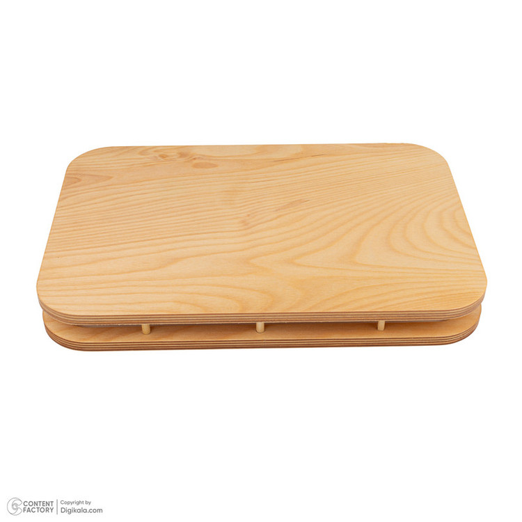 سینی بدون دسته مدل مستطیل طرح سبد سایز 36x24 سانتی متر