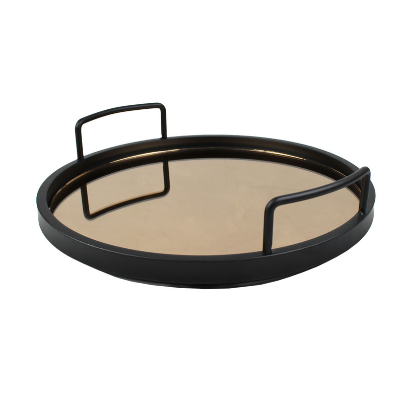 سینی دسته دار طرح کف آینه کد CF-09 سایز 33*8 سانتی متر
