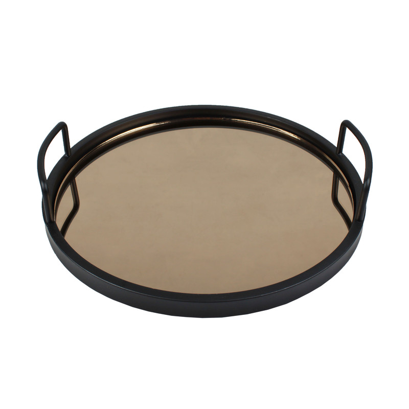سینی دسته دار طرح کف آینه کد CF-09 سایز 33*8 سانتی متر