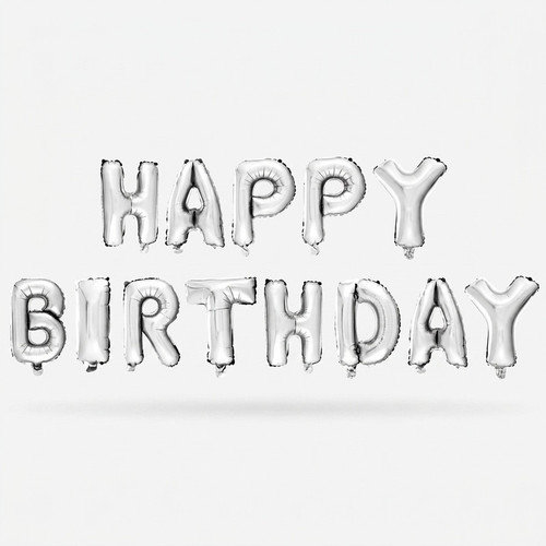 بادکنک فویلی مدل Happy Birthday