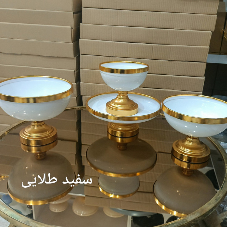 سرویس پذیرایی مدل پایه دار مجموعه 4 عددی