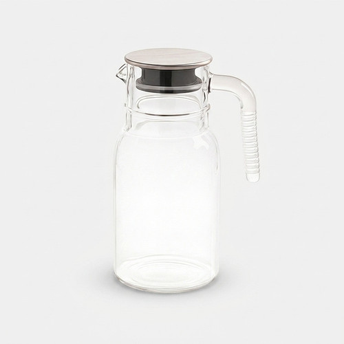 پارچ لیمون مدل شیشه ای درب استیل کد H2349