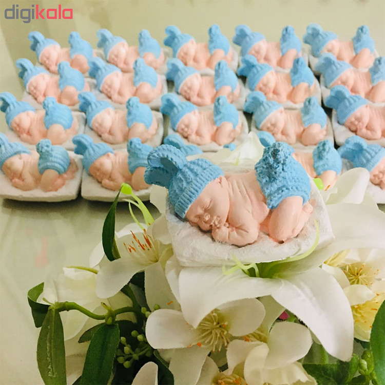 گیفت تولد طرح نوزاد پسر کدM608 بسته 5 عددی