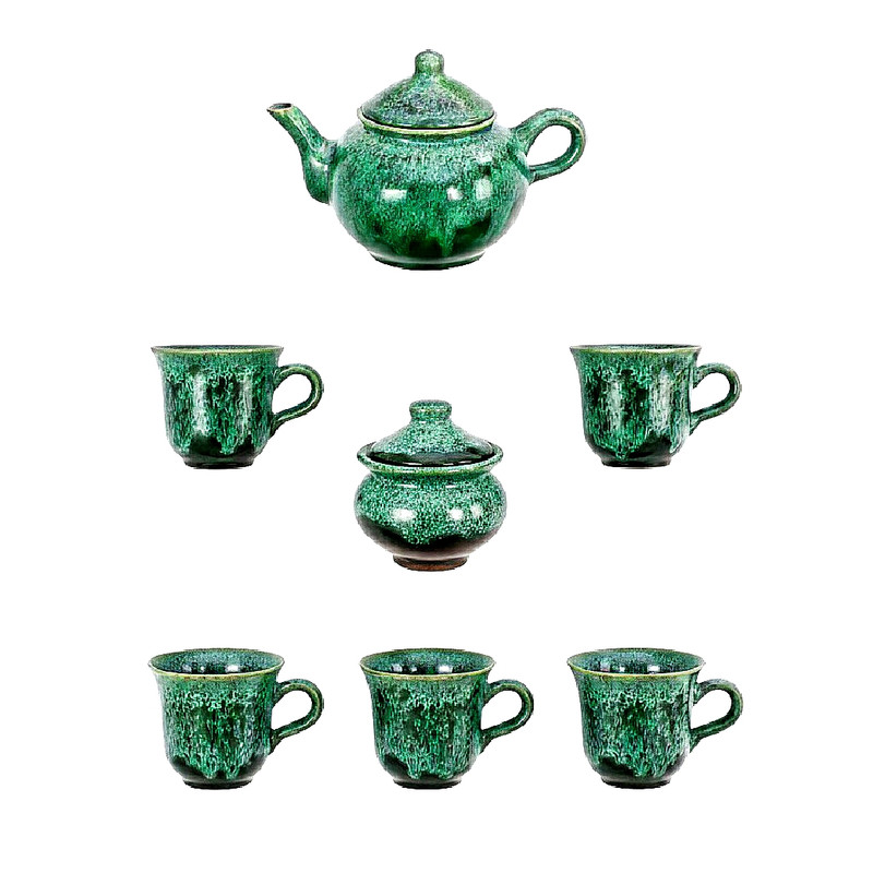 سرویس چای خوری 7 پارچه طرح شره ای