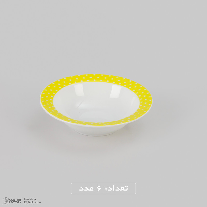 سرویس غذاخوری 28 پارچه چینی زرین ایران سری ایتالیا اف 28 مدل اسپاتی درجه عالی