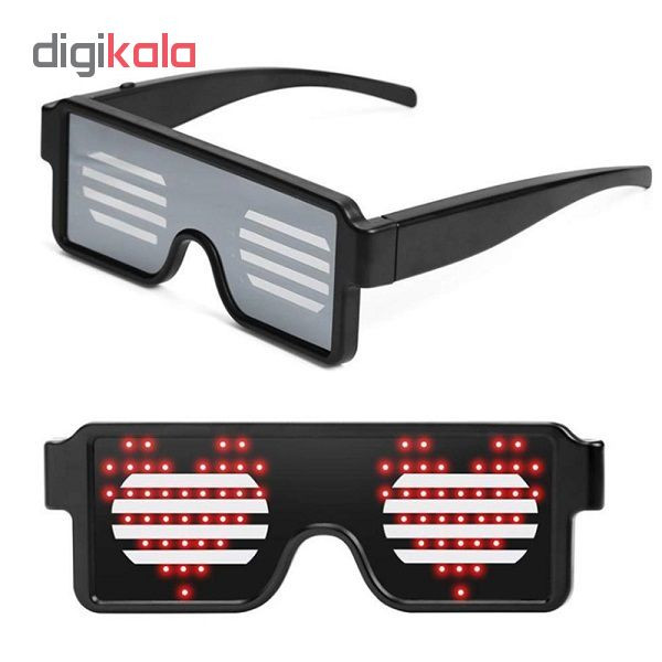 عینک مهمانی مدل Glowing LED کد E20
