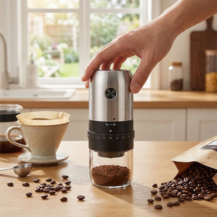 آسیاب قهوه مدل شارژی Electric Coffee Grinder