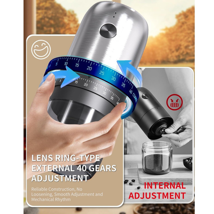 آسیاب قهوه مدل شارژی Electric Coffee Grinder
