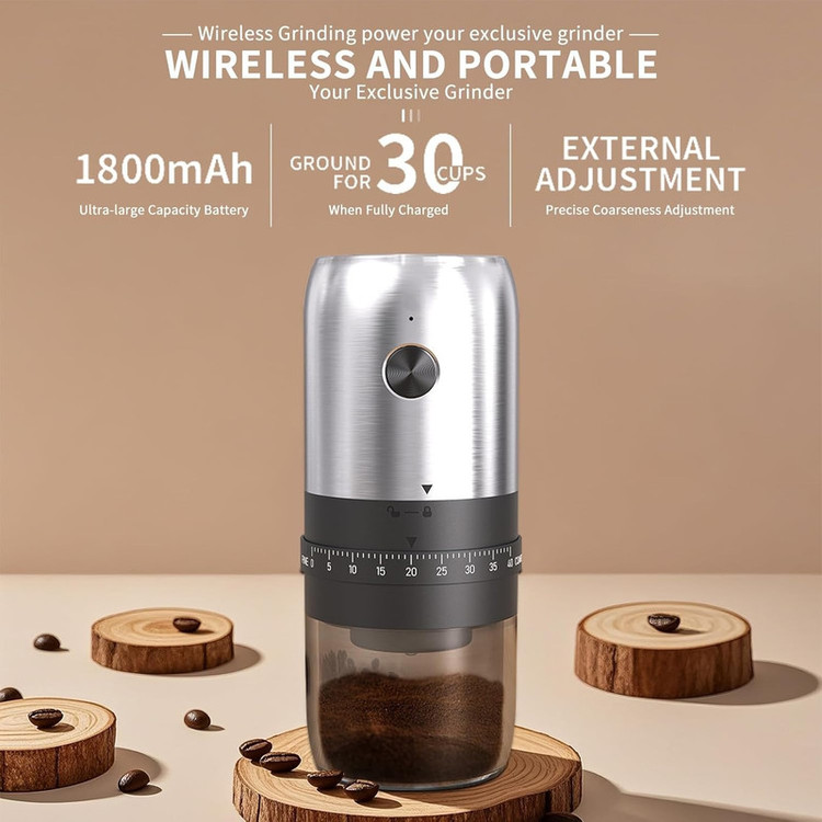 آسیاب قهوه مدل شارژی Electric Coffee Grinder