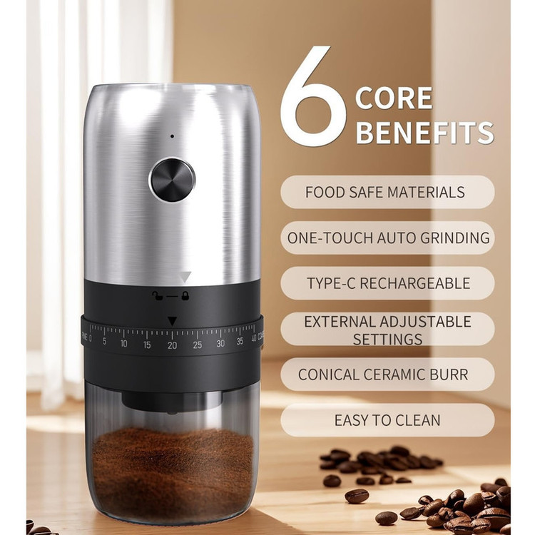 آسیاب قهوه مدل شارژی Electric Coffee Grinder