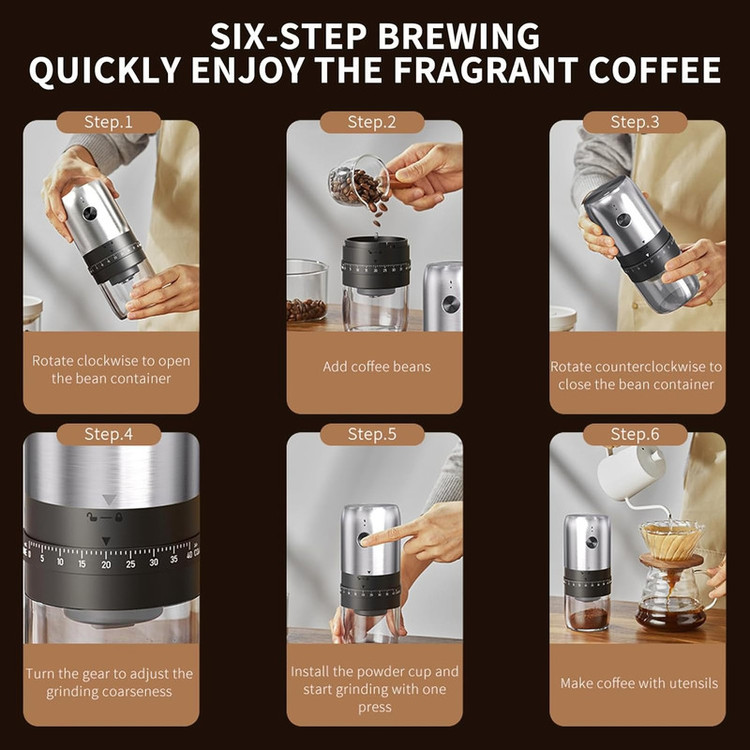 آسیاب قهوه مدل شارژی Electric Coffee Grinder