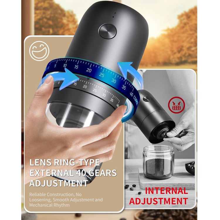 آسیاب قهوه مدل شارژی Electric Coffee Grinder