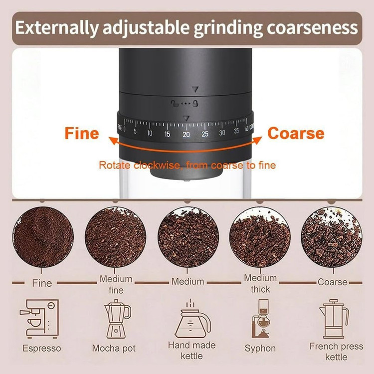 آسیاب قهوه مدل شارژی Electric Coffee Grinder
