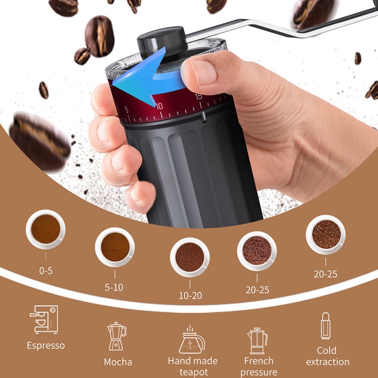 آسیاب دستی قهوه کی ال تی مدل Manual Coffee Grinder