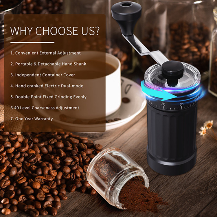 آسیاب دستی قهوه کی ال تی مدل Manual Coffee Grinder