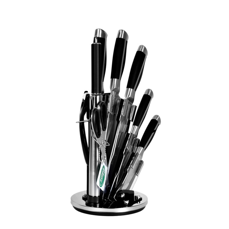 سرویس چاقوی آشپزخانه 9 پارچه سوپر لایف مدل SL-008