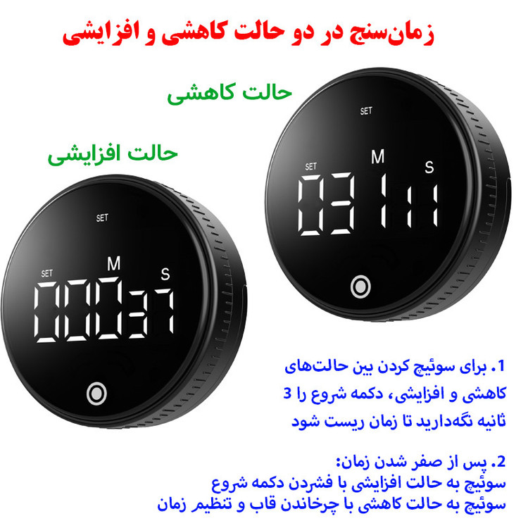 زمانسنج مدل شارژی طرح 1000 دقیقه کد TS-34
