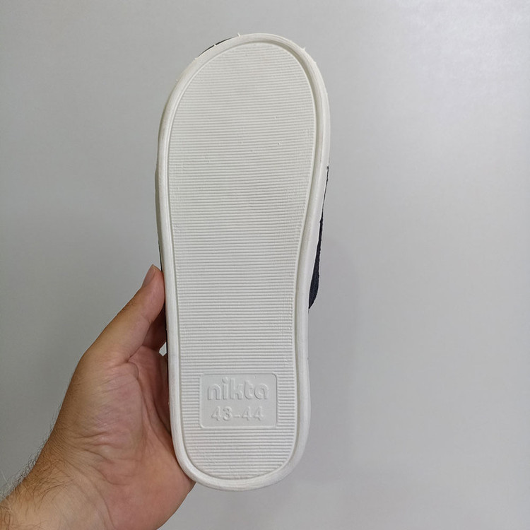 دمپایی حوله ای نیکتا مدل جلوبسته 23-10000 کد 1466-BK