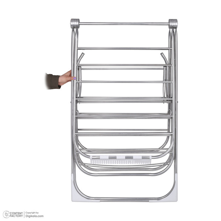 بند رخت پیشگام مدل تمام استیل 4 بال کد HN2FX-4B