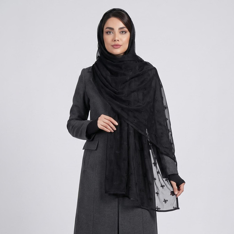 شال زنانه مدل تور طرح پاپیون