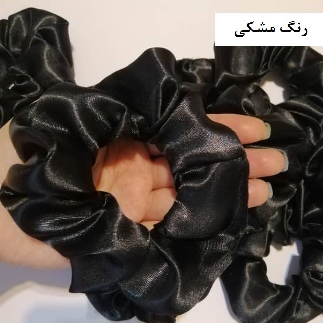 کش مو زنانه مدل اسکرانچی ساتن