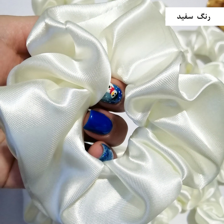 کش مو زنانه مدل اسکرانچی ساتن