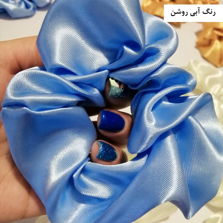 کش مو زنانه مدل اسکرانچی ساتن