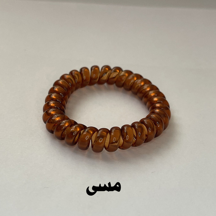 کش مو زنانه مدل سیم تلفنی بسته 4 عددی