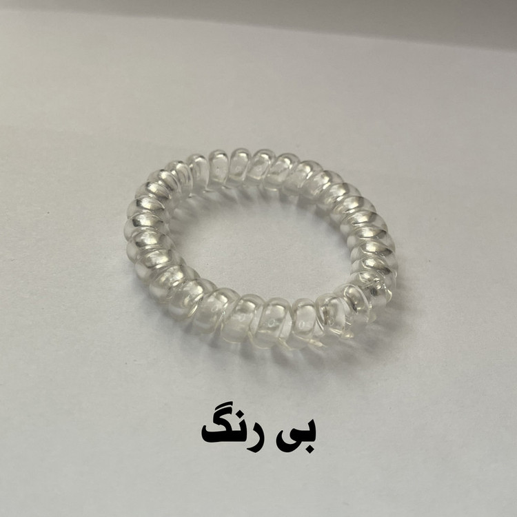 کش مو زنانه مدل سیم تلفنی بسته 4 عددی