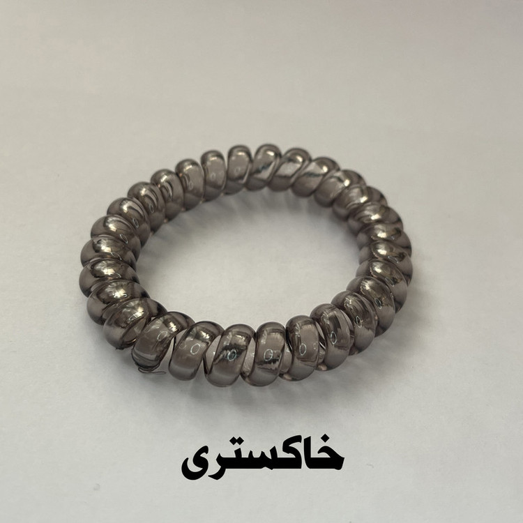 کش مو زنانه مدل سیم تلفنی بسته 4 عددی