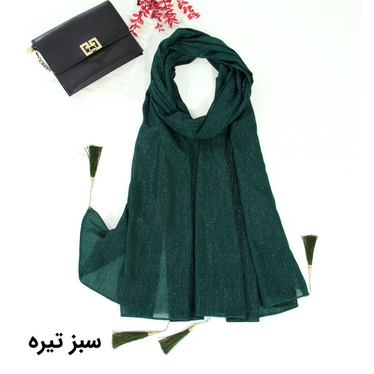 شال زنانه مدل مجلسی تابستانه طرح حریر شاین دار کد ana-2267