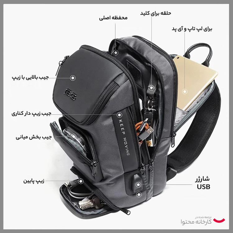 کیف کراس بادی بنج مدل 7086