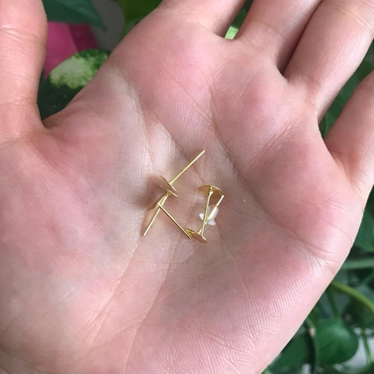 پایه گوشواره میخی کد 353 بسته 150 عددی