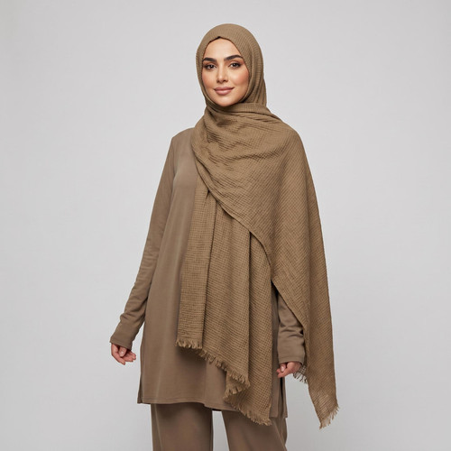 شال زنانه مدل پفکی