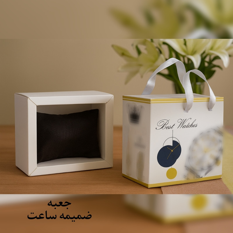 ست ساعت مچی عقربهای کوارتز زنانه و مردانه مدل کلاسیک دی دیت بند استیل طرح تراش الماسی کد S002