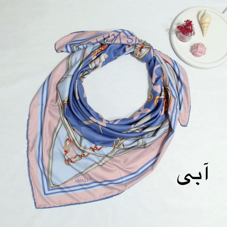 روسری زنانه مدل ابریشم مزونی دور کد 9065