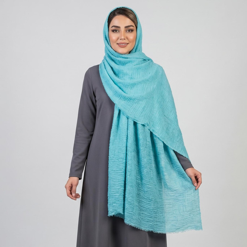 شال زنانه مدل پفکی ساده