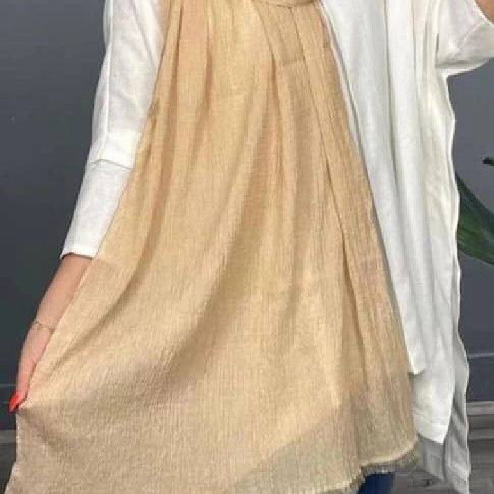 شال زنانه مدل پفکی ساده