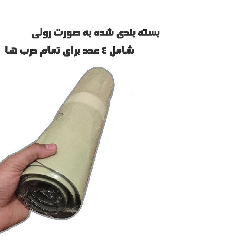 عایق صداگیری درب خودرو اروم کات مدل ORC مناسب برای پژو 206 مجموعه 4 عددی