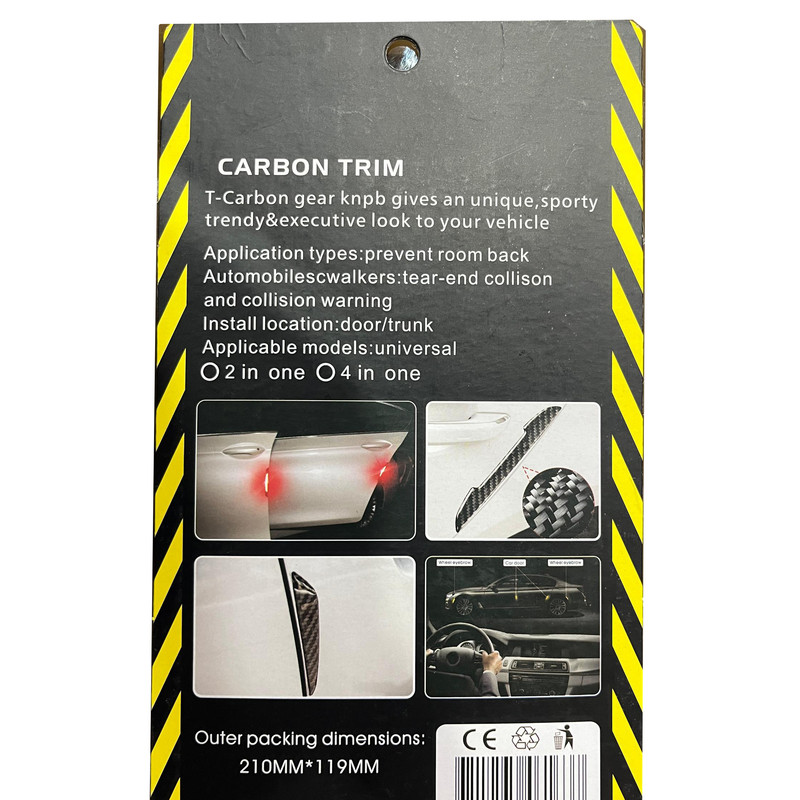 ضربه گیر درب خودرو مدل CARBON بسته 4 عددی