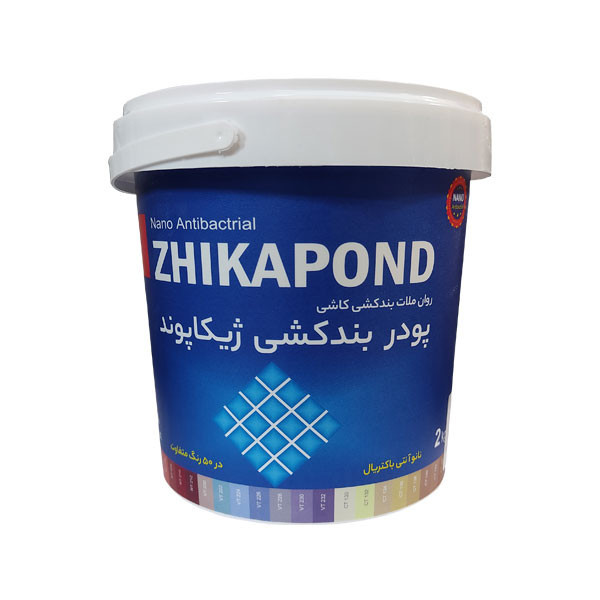 پودر بندکشی سفید ژیکا مدل آنتی باکتریال وزن 2 کیلوگرم